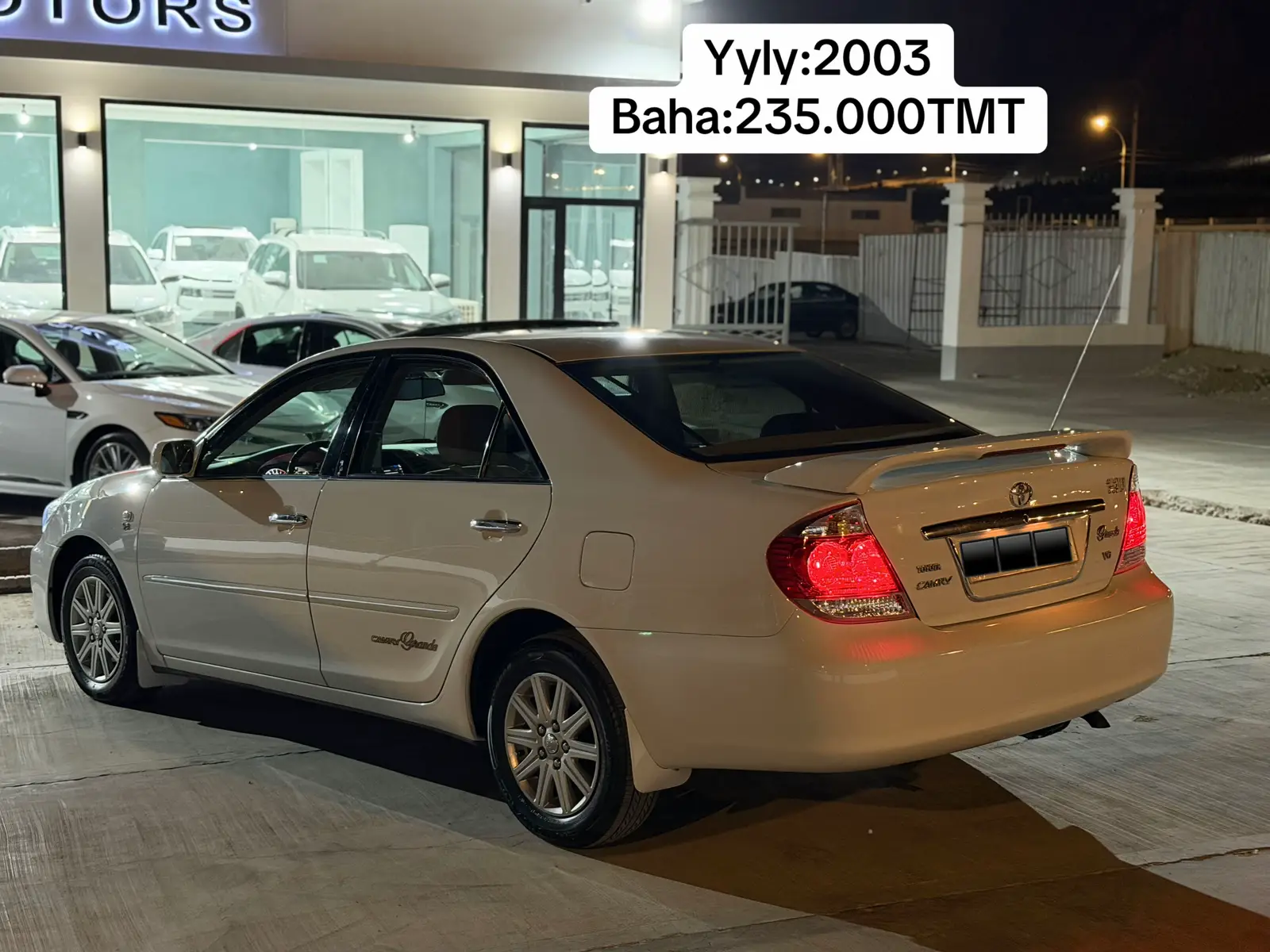 Toyota Camry V6 Yyly:2003 Baha:235.000TMT Tel:+99364150055 ##balkan##ahal##mary##rek##kesfet