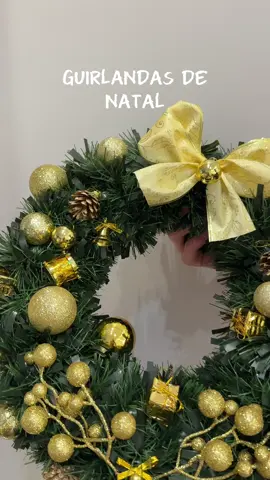 Minhas guirlandas de Natal🎄✨ L!nk na bio! #natal #decoração #merrychristmas 