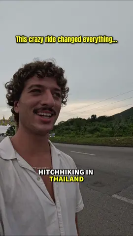 Started hitchhiking at 7:30 AM — and just 10 minutes later someone stopped and offered me a ride all the way to Hua Hin City 🇹🇭 Three and a half hours on the road, over half the distance to Bangkok done… but this ride turned out way crazier than I expected 😅 Follow to see what happened! #danielchaseslife #hitchhiking #solotravel #viralvideo #fyp  