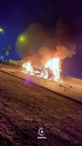 لەسەر رێگەی هەولێر ـ کەرکووک رووداوێکی سەختی هاتووچۆ روویداوە و دەگوترێت 'چەند کەسێک گیانیان لەدەستداوە'