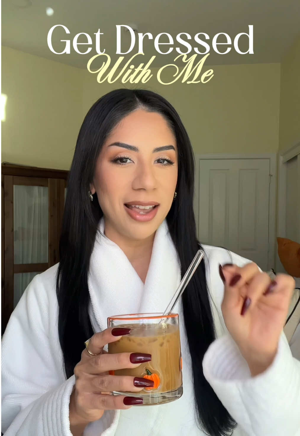 The coffee was actually really good 🤭 I’m wearing a size small in the color navy ✨ #gdwm #twopieceset #matchingset #getdressedwithme #cozyoutfit 