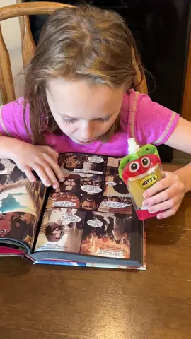 This comic book style bible has been amazing for my kiddo. She loves being able to read and understand the Word of God. #bible #bibleforkids♥️ #homeschool #BookTok 