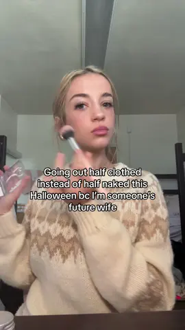 #halloween #costume #college #makeup #grwm 