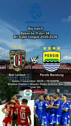 lanjutan persib di liga bri super league🔥 #fyp #persib #bandung  #brisuperleague #bobotoh #viking #indosiarsports #vidio #baliunited #stadioniwayandiptagianyar #masukberanda #foryoupage #a4 