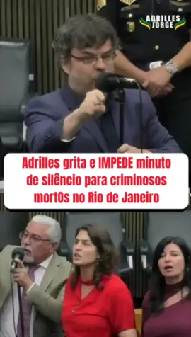 No plenário, esquerda quis  fazer minuto de silêncio para BANDIDOS mortos pela polícia. Enquanto parlamentar, é preciso BERRAR contra qualquer homenagem a CRIMINOSOS feitos por políticos ideopatas que demonizam a polícia e celebram o crime #adrillesjorge 