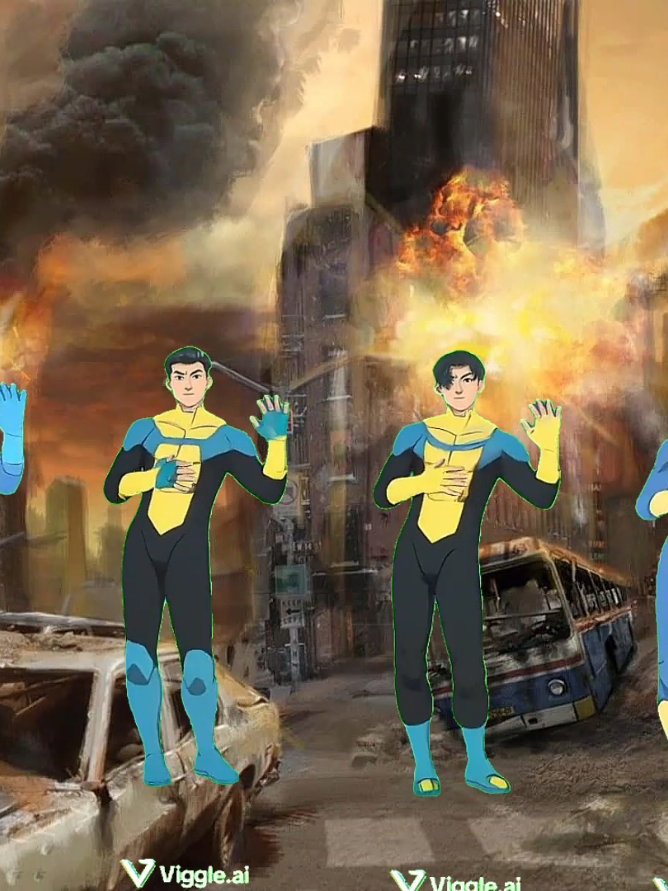 Full Blue Mark, Maskless Mark, Wolf Cut Mark, Light Blue Mark Dance xd #invincible #edit #duo #variants #Viral 