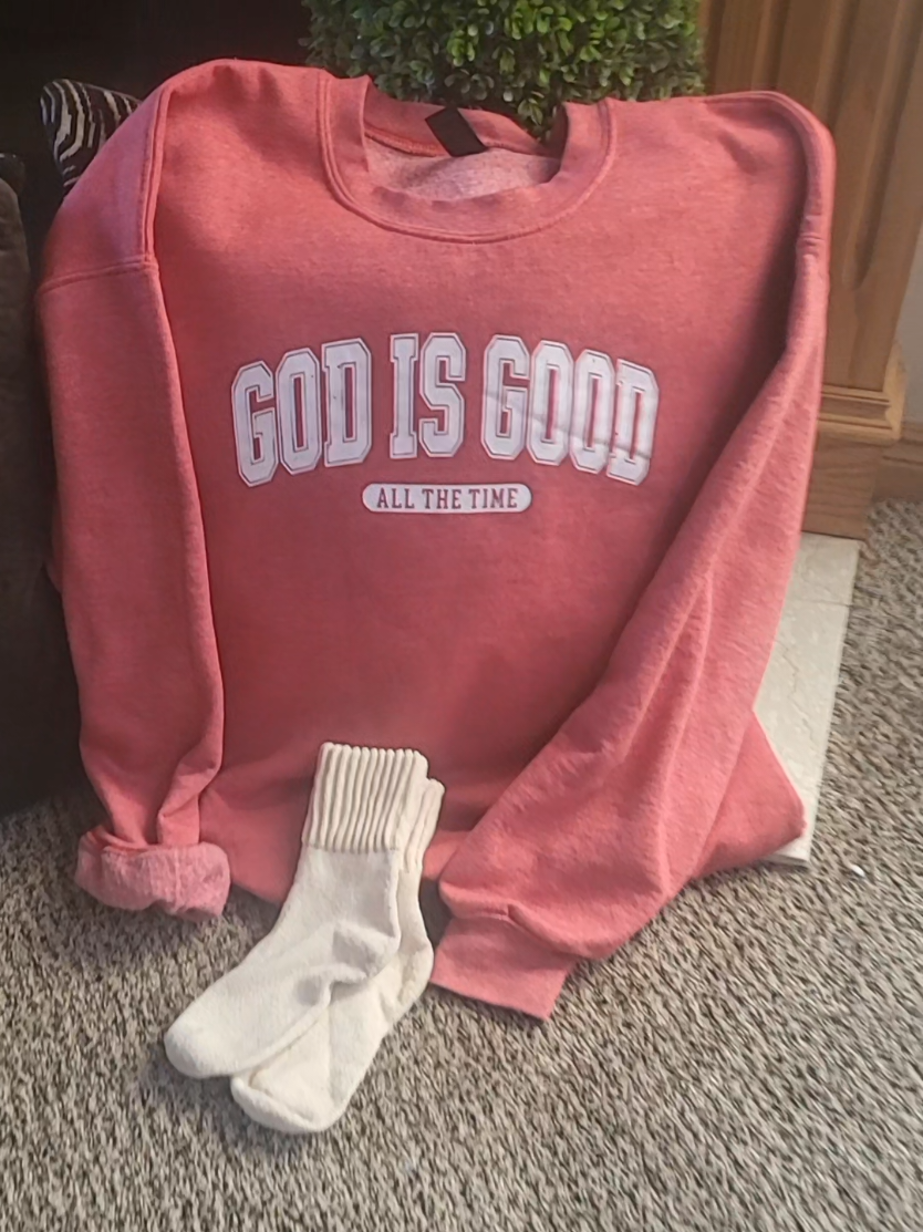 God is good! #godisgood #god #christian #sweatshirt #tiktokshopcreatorpicks 