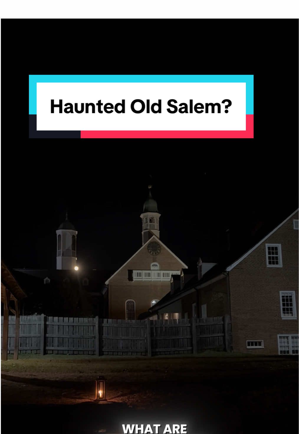 Lanterns, legends, and a few lingering spirits… 👀 We took a ghost tour through Old Salem, one of North Carolina’s oldest (and most haunted) towns. Would you take this tour after dark? 🎃  #hauntedhistory #oldsalem #ghoststories #northcarolina #halloweenvibes 
