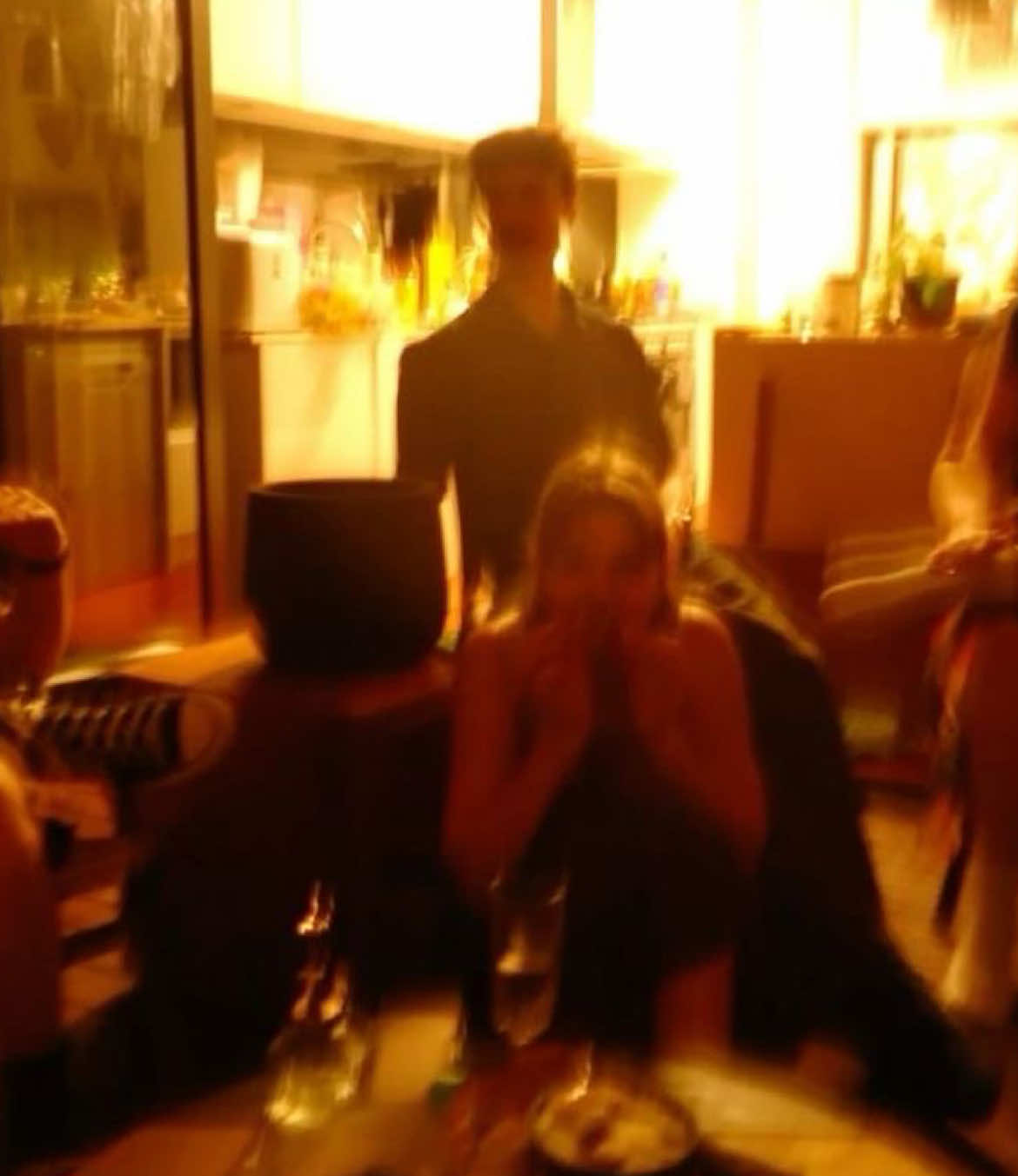 there’s something very special about your house being full of people you love, and then noticing the warm hue of the lamps and feeling grateful for the moment as it’s happening. sometimes i close my eyes and tell myself to never forget this, even though i know i never will. #friendship #friends #nostalgia #moodboard #fyp 