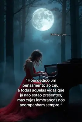 “Hoje dedico um pensamento ao céu, a todas aquelas vidas que já não estão presentes, mas cujas lembranças nos acompanham sempre.” #boanoite #PixVerse 