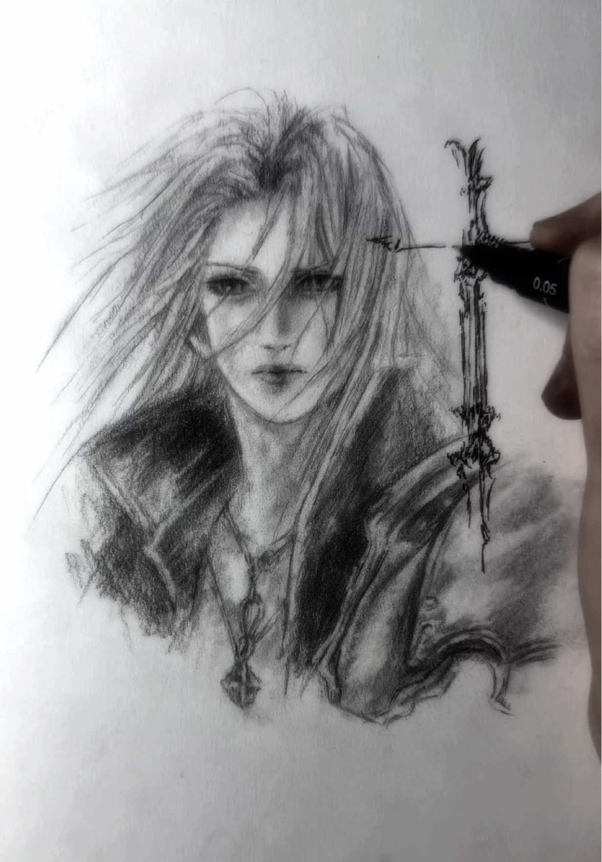 #finalfantasy #sketchbook #darkfantasy #gothicart #darkart 