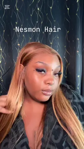 Beautiful wig from @nesmonhair_amazon    ($70 coupons)Nesmon Highlight P4/27 13x6 Full Frontal Real Skinlike HD Lace Wig Raw Human Hair  #fypppppppppppppppppppppppppppppp #fyp #wig 