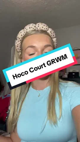 Last Hoco Court GRWM 🥲👑 #homecomingcourt #Homecoming #hococourt #grwm #creatorsearchinsights 