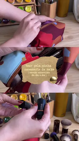 sim amigas, sou viciada em mini makes 🥹🤌🏼 // mais alguém aí ama esse tipo de conteúdo? adoro xeretar a necessarie alheia 🌟 #necessarie #girlsthings #whatsinmybag #tour #maquiagem 
