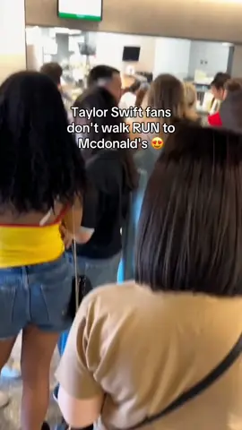 McDonald’s was packed with Swifties #taylorswift #ts12 #erastour #swifties #taylorsversion 