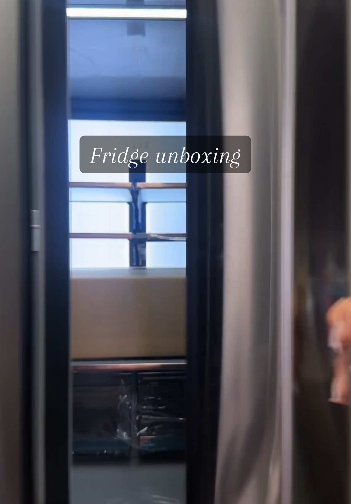 Unboxing the new fridge ❄️📦🤩✨🧊 #asmr #satisfying #asmrsounds #organizedhome