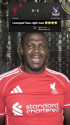 Liverpool vs Crystal Palace, post match tears from a moomoo Liverpool fan 🤣🤣🤣 #liverpool #CrystalPalace #football 
