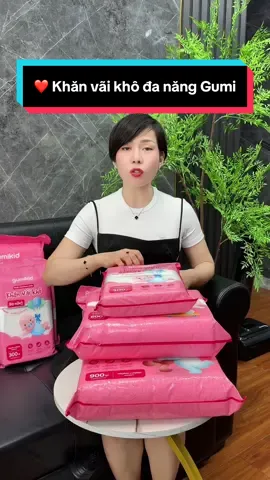 Trả lời @Mẹ pepsi ❤️ Khăn vãi khô đa năng Gumi đang có voucher giá tốt được gần 2kg luôn ah cả nhà. #khanvaikhogumi #cindythuytichcuc 