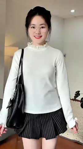 [New Winter] Áo giữ nhiệt lông thỏ phối ren điệu đà ấm áp size 35-80kg #aogiunhiet #aogiunhietnu #aokieu #aokieuhottrend #thinhhanhtiktok 