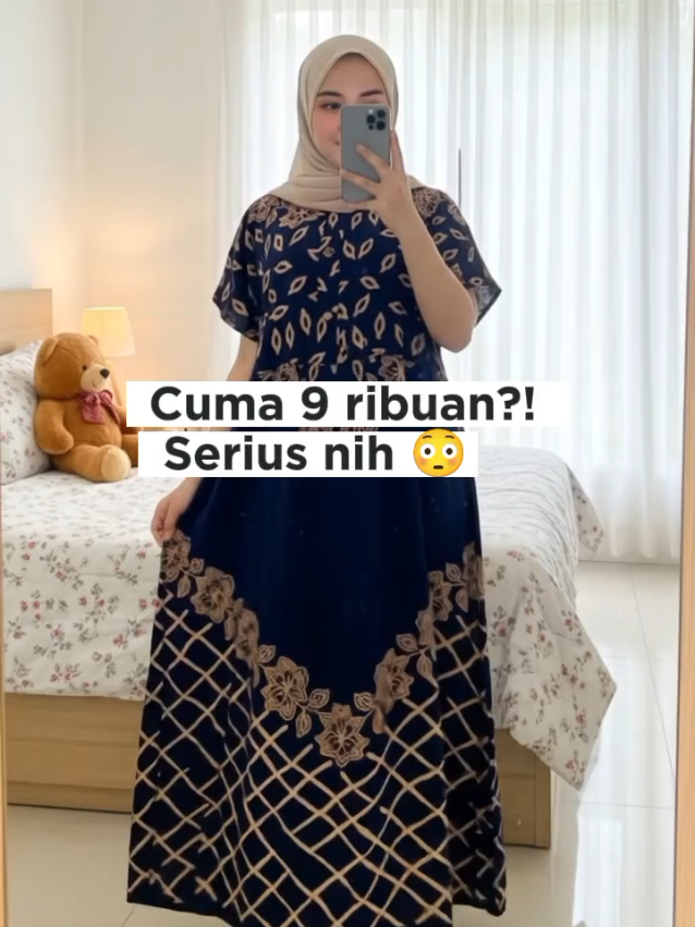 Daster premium cuma 9ribuan 😳 bahannya adem, tebal, dan gak nerawang! Langsung pencet keranjang kuning sebelum kehabisan 🛍️ #PusatDiskon #DasterMurah #DasterRayon #BajuRumahan #DiskonBesar 