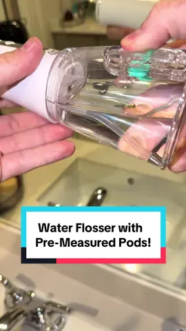 @GuruNanda LLC Water Flosser with Pods! This is one of the coolest water flossers and ideas! Makes a great gift! #waterflosser #gurunanda #oralhealth #flosser #tiktokshopcreatorpicks 