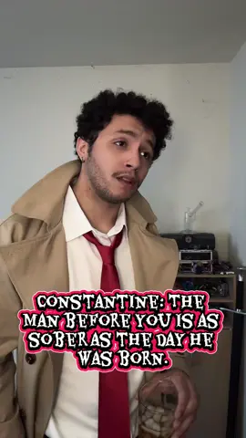 Constantine definitely DOESN’T have a problem. #constantine #dc #comics #batman #cosplay 