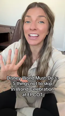 Disney world must-do’s. Things to do in EPCOT. Disney world for beginners. Disney world hacks and tips. #disneyworldorlando #disneyworldflorida #disneyworld50 #disneytok #distok 