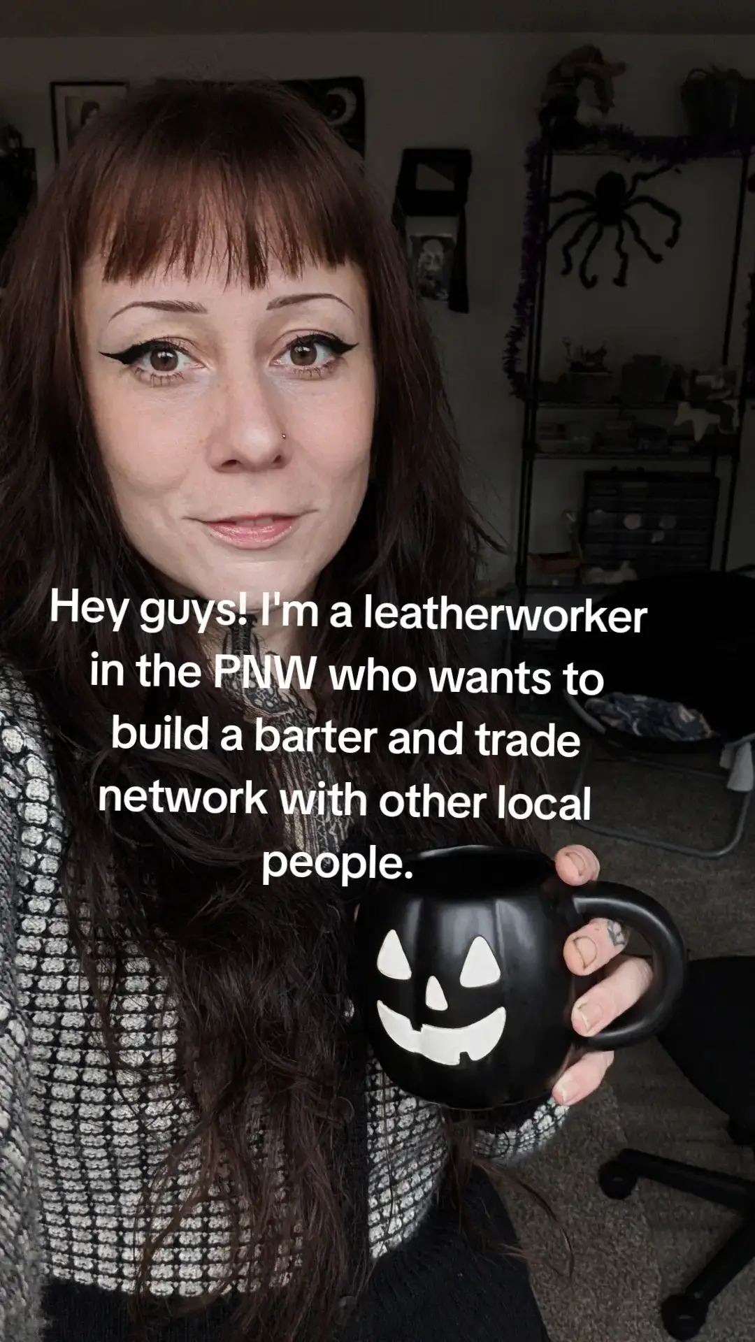Hey guys, I'm Meghann. Im a leatherworker and costume designer and I think it would be really cool to trade with people a lot more often! #pnwartist #portland #leatherworker