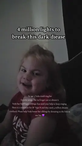 4 million dreams for the world we're gonna make 🌎 💜 @Hope for Lydia | Mama💜  #sanfilipposyndrome #rise #riseup #bethegood #win 