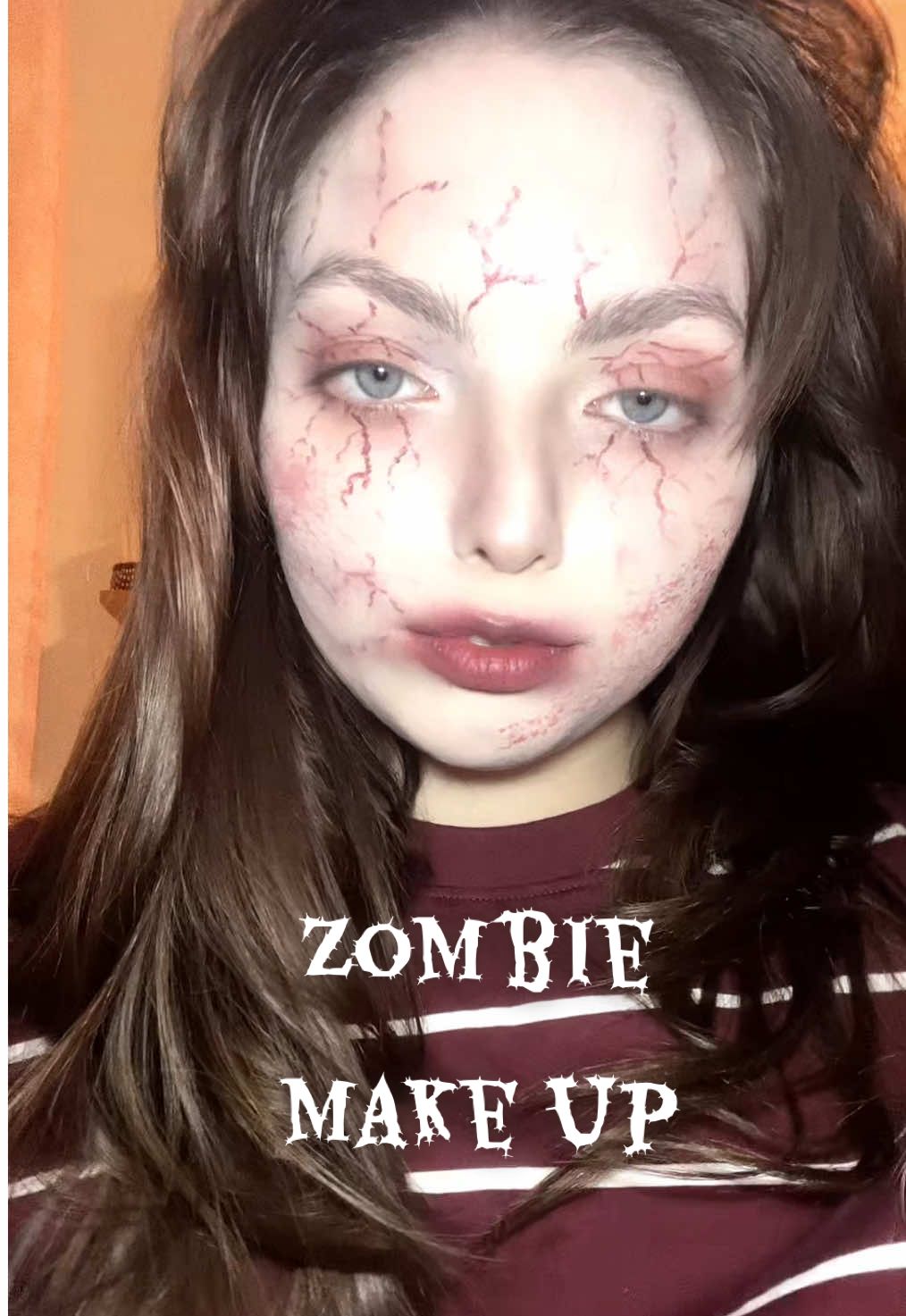 макияж номер 3 #zombie #makeup #halloween #rec #recommendations 