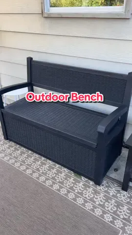 #backyard #storage #bench 