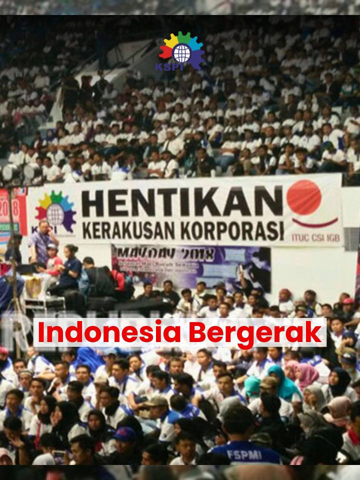 Negeri ini sedang dihadapkan pada ketimpangan yang semakin dalam. Ketika keuntungan korporasi terus melambung, jutaan pekerja justru hidup dengan upah rendah, kontrak pendek, dan tanpa kepastian masa depan. Inilah wajah ketidakadilan ekonomi yang selama ini disembunyikan di balik kata “efisiensi” dan “investasi”. Padahal, keuntungan yang lahir dari keringat buruh seharusnya kembali untuk kesejahteraan rakyat — bukan hanya memperkaya segelintir elite ekonomi. Gerakan buruh menolak tunduk pada sistem yang menindas. Kita berdiri di garis depan menuntut perubahan: hapus politik upah murah, cabut outsourcing, dan wujudkan kerja layak untuk semua! Karena keadilan sosial bukanlah hadiah, tapi hasil perjuangan kolektif. Bersama kita lawan keserakahan korporasi dan bangun Indonesia yang berpihak pada pekerja! Bagikan postingan ini agar lebih banyak orang tahu: buruh tidak diam, Indonesia sedang bergerak! #IndonesiaBergerak #KSPI #BuruhBergerak #HOSTUM2025 #TolakUpahMurah #KerjaLayakUntukSemua