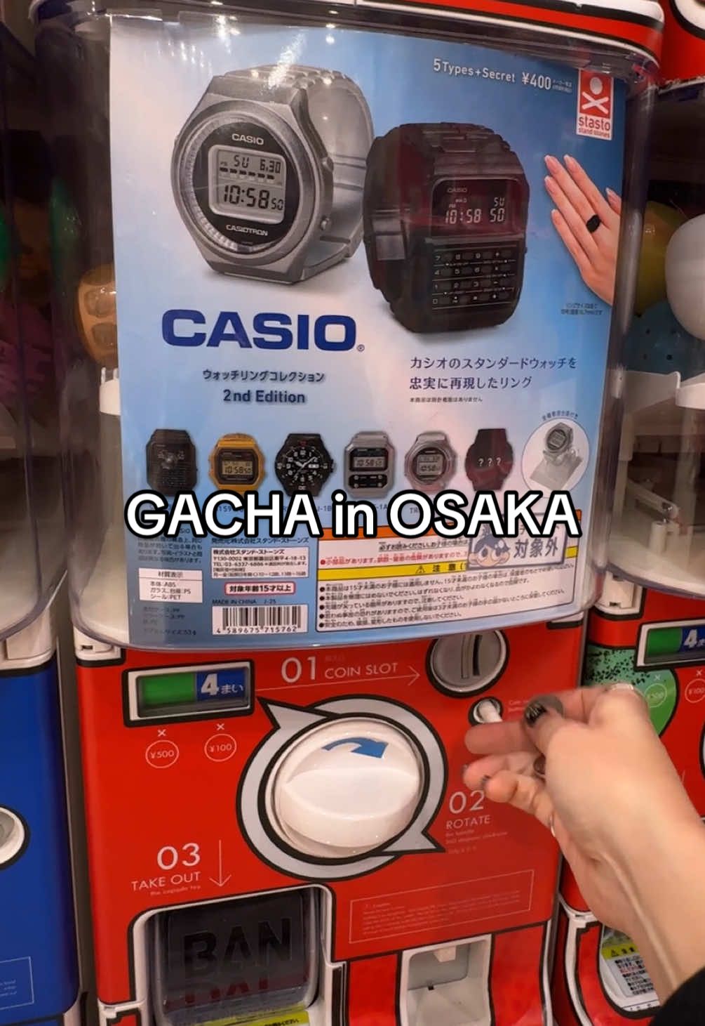 Replying to @viaaaniii ga expect banyak banget ketemu lucu” hari ini🤍😭 #osaka #gacha #gashapon 