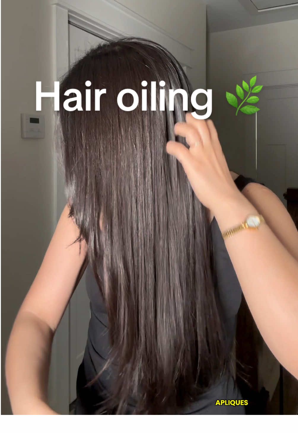 Hair oiling con aceite de Romero #hairoiling #aceitederomero #hairoil #romero #hairtok  