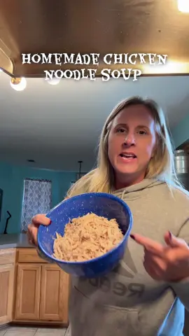 Homemade chicken noodle soup! #soupseason #chickennoodle #heartymeals #comfortfood #soup 