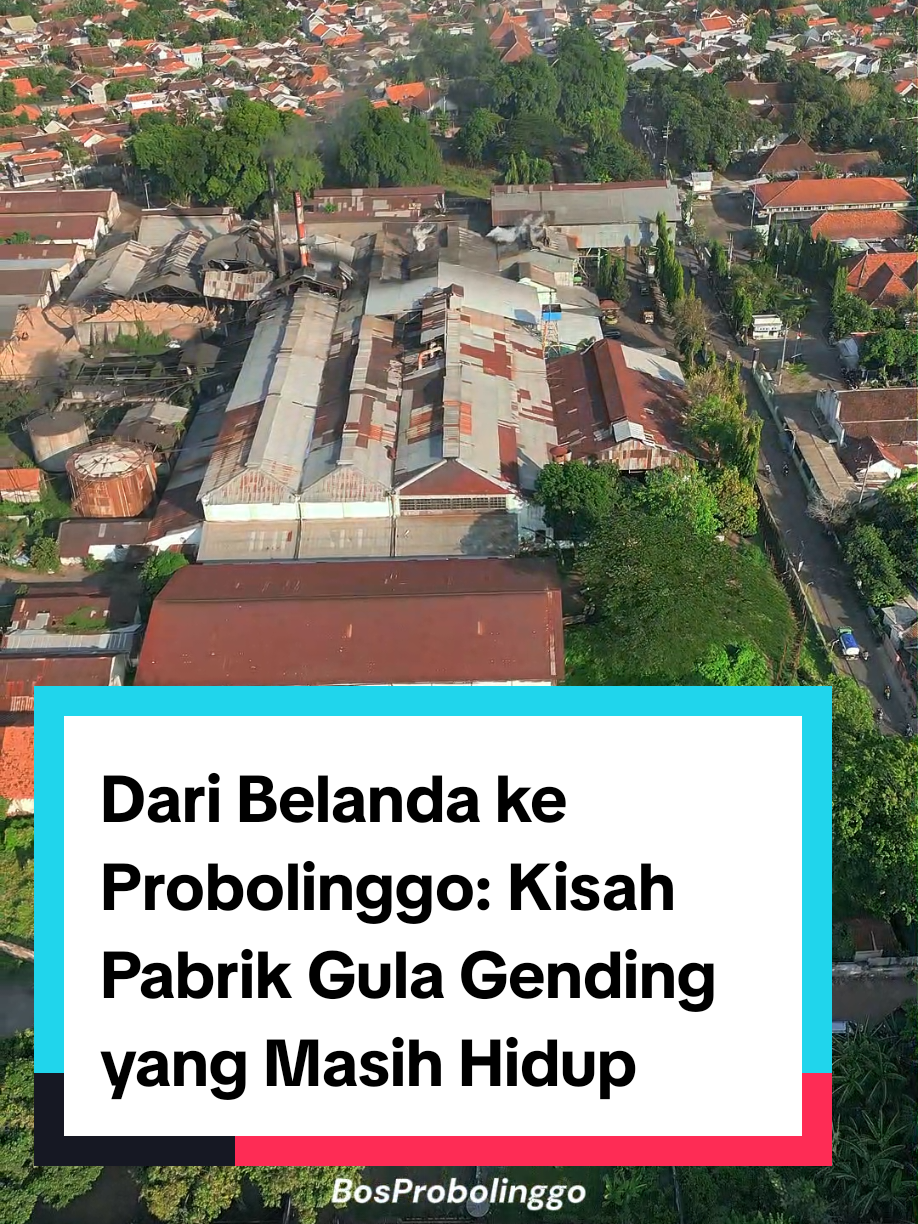 Dari Belanda ke Probolinggo: Kisah Pabrik Gula Gending yang Masih Hidup.  Siapa sangka sebuah pabrik gula yang dibangun oleh Belanda pada tahun 1830 masih menggiling tebu hingga hari ini! Di desa Sebaung, Kecamatan Gending, Kabupaten Probolinggo, berdiri Pabrik Gula Gending — sejak masa kolonial Hindia Belanda sampai kini masih aktif mengolah tebu menjadi gula. #wisataprobolinggo  #wisatajawatimur 