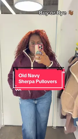 She’s cozy, she’s cute, and she’s ONLY $24.99 today 👀🧸 These Old Navy sherpa pullovers are 50% off, today’s the last day! Try-on haul of all 4 colors 😍 ✨Shop directly below before they’re gone!✨ #TikTokShop #OldNavyFinds #CozyVibesOnly #FallHaul #Under30Finds