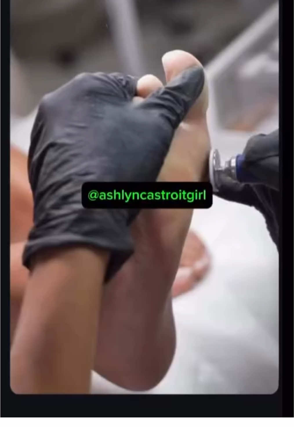 Ashlyn’s pedicure! @Ashlyn  #ashlyncastro #bellinghamgirlfriend #judebellingham #fyp #goviral 