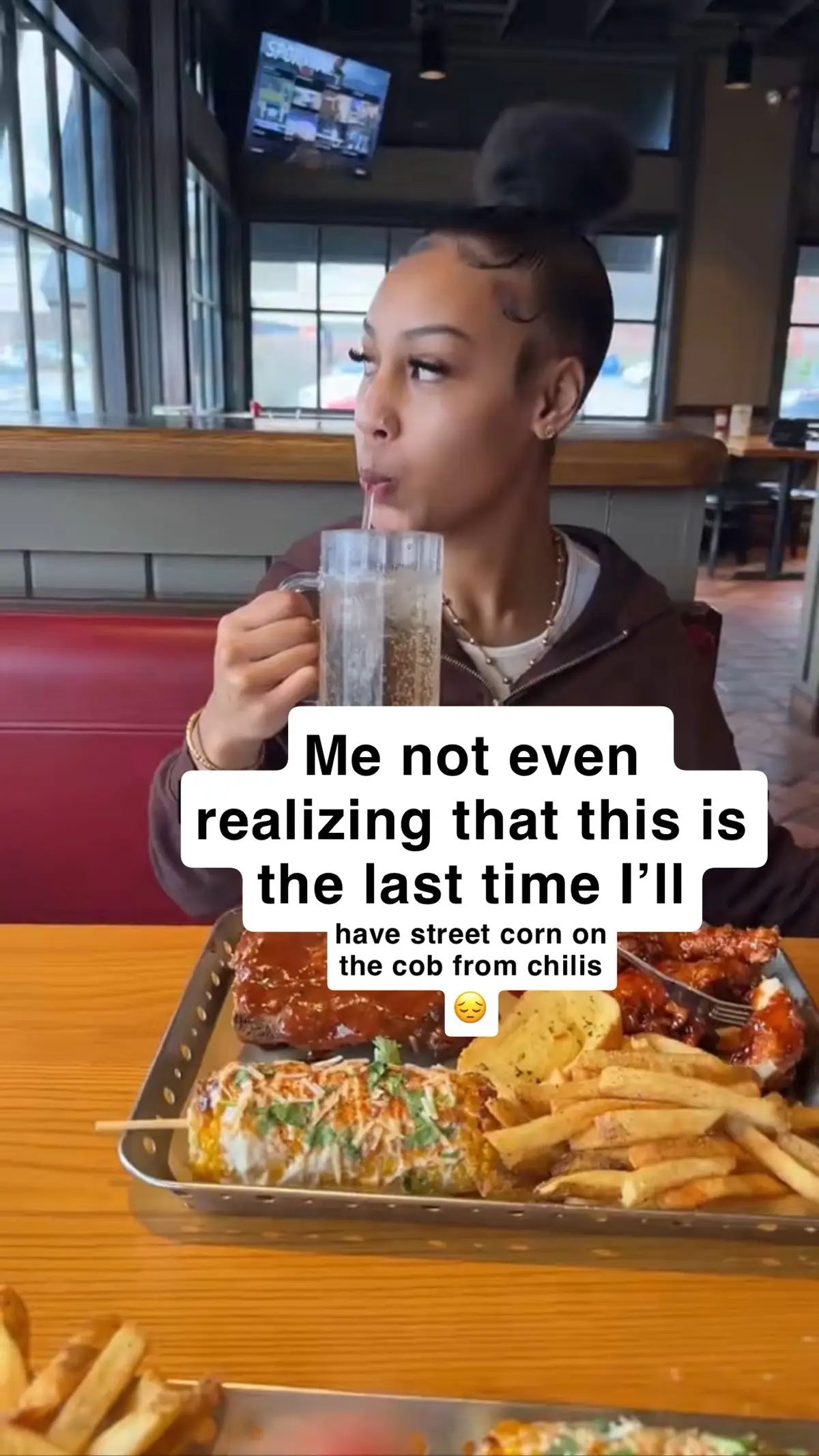 Like why would u take the best thing on the menu off😒 @Chili’s Grill & Bar 