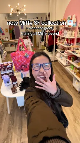 MIFFY IS COMING TO SF! 🤩 head to @thekirashop on Nov 1 from 12-4PM to grab the newest Miffy SF collection and meet Miffy herself 🐰 some of the items you’ll be able to get are: ⭐️ wristlet keychain ⭐️ enamel pins ⭐️ clothing ⭐️ tote bag ⭐️ pocket notebooks ⭐️ art prints  and so much more!!  As a Miffy lover myself, I love popping into The Kira Shop  because of their extensive selection of Miffy items, with everything from home goods to skincare to trinkets 🥰 definitely drop by if you’re in the area!  #thekirashop #thingstodosf #miffyandfriends #miffylover #sftiktok   