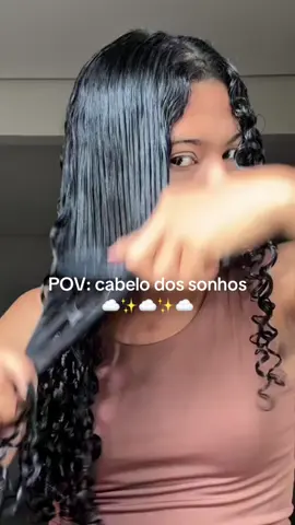 Meu sonho 😭 #cabelocacheado #cacheada #cachos #cabelos 
