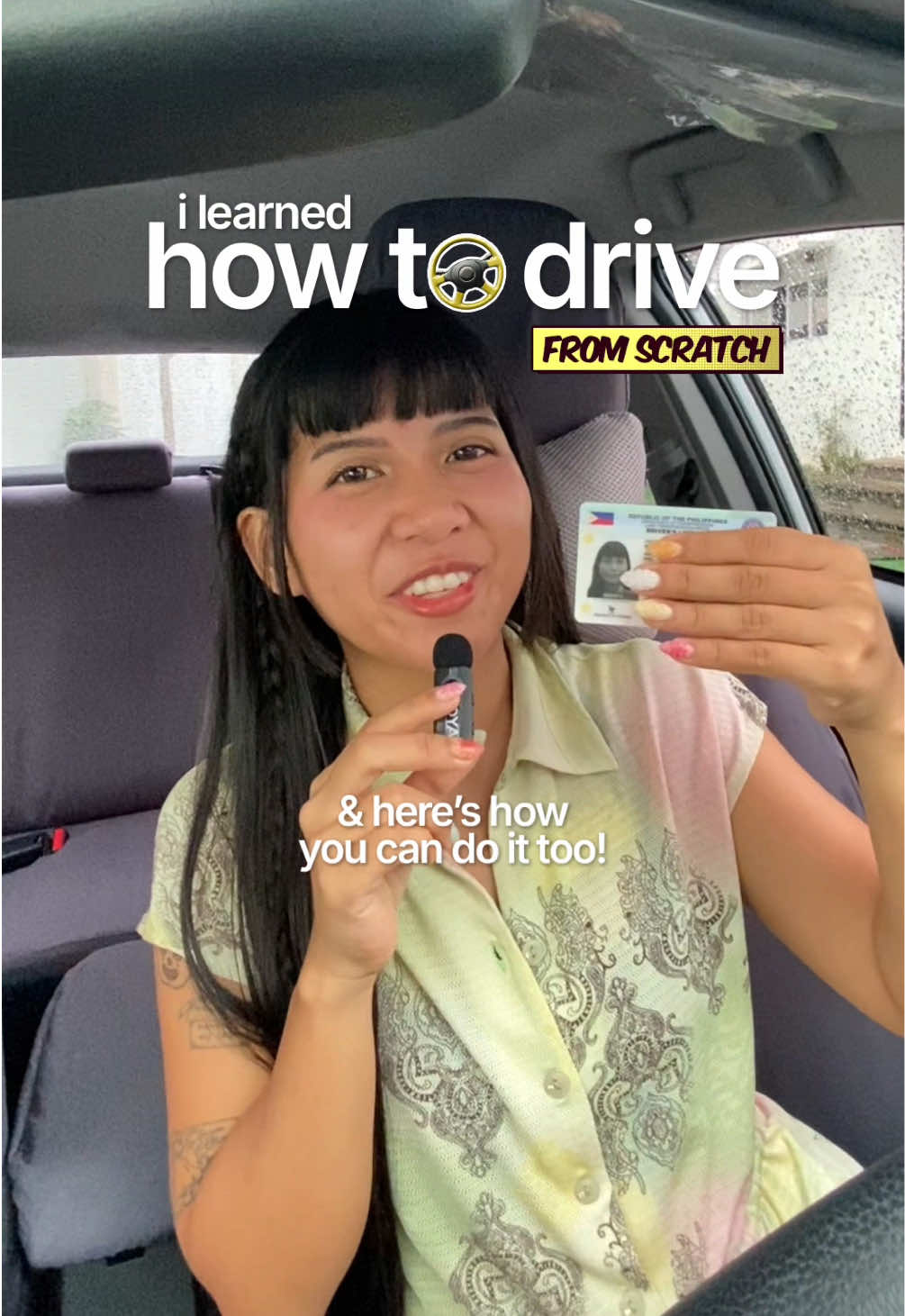 this is ur sign that you can do HARD things!!! 🪪⭐️ wanted to learn how to drive manual… and so i did :,) i didn’t know where to start and who to ask, i just knew i wanted it sooo bad. sobrang struggle nung wala ka mapagtanungan nugagawen ?! pero kinaya nmn may this inspire u to have NO self-doubt 🤓 what a gift it is to learn new skills even if they scare u at first! and ofc surround yourself with ppl who celebrate u!! my family & i ate good pizza (my mom got me flowers HAHSAJH) to celebrateee 😋🌀🚶🏻 [⚠️ disclaimer: everything in the video is based on MY experience. got my license aug 2025. pls feel free to correct me if any details are wrong/not updated!]