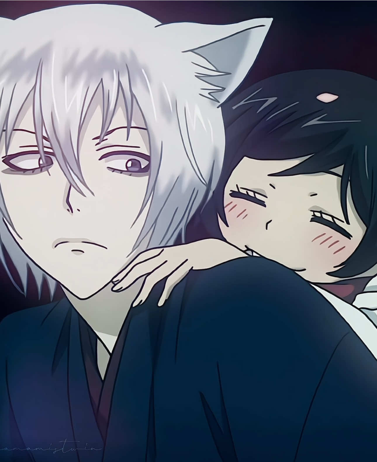 I will forever love them — yay I posted <3 who’s so very proud ?!! I dearly apologize for my lack of activity, it’s college app season 😀  #tomoe #tomoexnanami #nanamimomozono #kamisamakiss #nanamistwin 