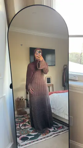 It was official 🍂🧡 #knitdress #maxidress #modestdress 