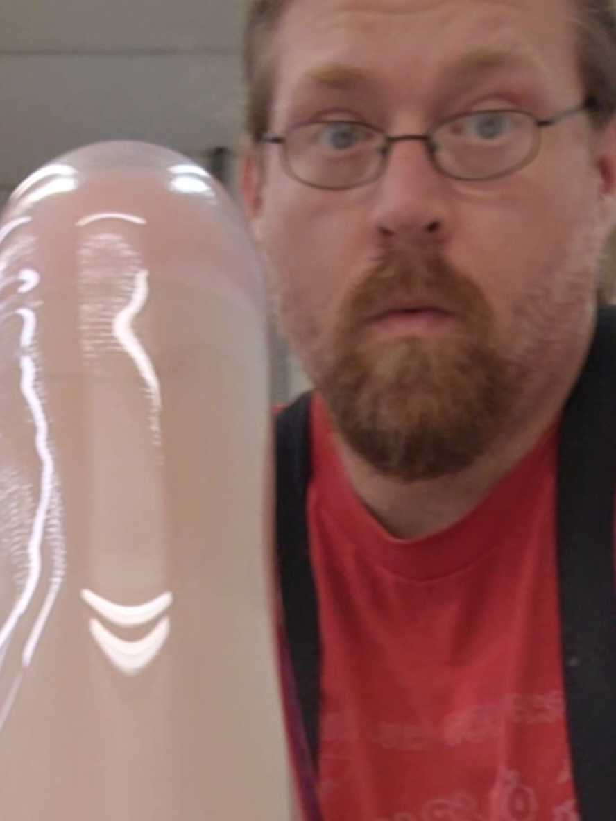 vacuum forming 1/2 x 16 x 16 inch plastic #satisfying #prosthetic #plastic #hot #vacuum 