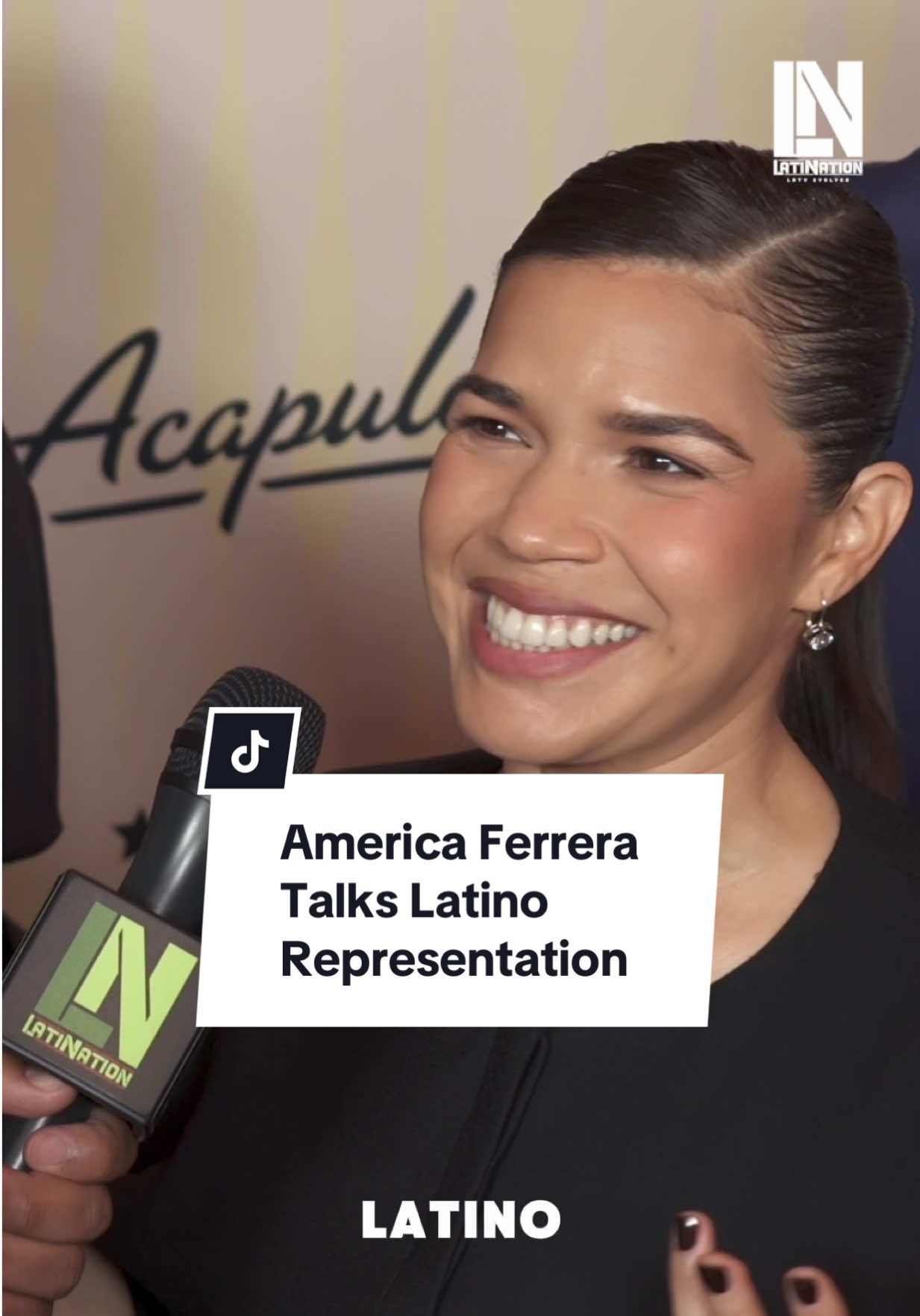 #AmericaFerrera tells LatiNation her take on Latino representation & storytelling! #criticschoice 