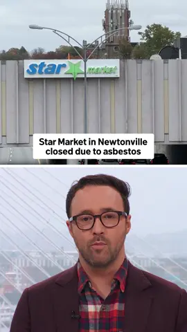 The Star Market over the Mass. Pike has shut down due to asbestos.  #nbc10boston #massachusetts #news #video #fyp 