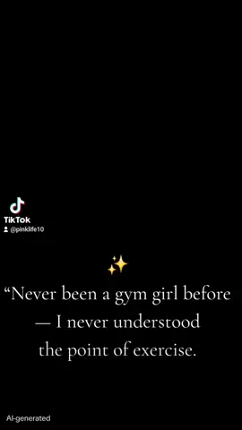 🫶“Never been a gym 🏋 girl before — I never👀 understood the point of exercise. But today, 🧏‍♀️I finally get it. It’s not just@Success Motivation ✌  about the body💁‍♀️, it’s about the mind, strength, and peace that comes with it. 💫💪 #progress  #stronger ”#gym #viral #cztiktok 