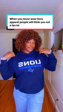 POV: it’s spirit week and wear favorite sports gear day.  #chritiangirl #OOTD #detroitlions #outfitcheck #funny