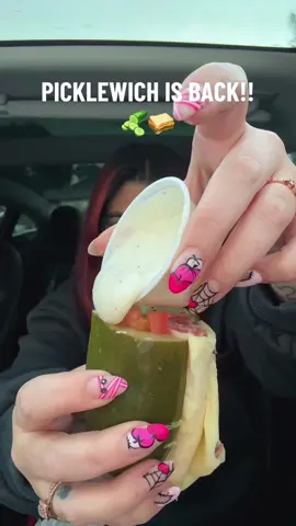 TRYING THE PICKLEWICH - Jimmy John’s brought it was this year and even better!!!! 🔥🥒 #picklewich #picklesandwich #jimmyjohns #foodreview 